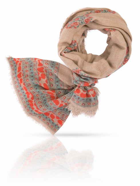 Палантин Унисекс W70.TW4-SK139/BEIGE